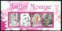Marilyn Monroe Mint Sheet of 4 Stamps Micronesia, 2009